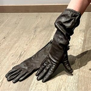 COS Long Leather Gloves